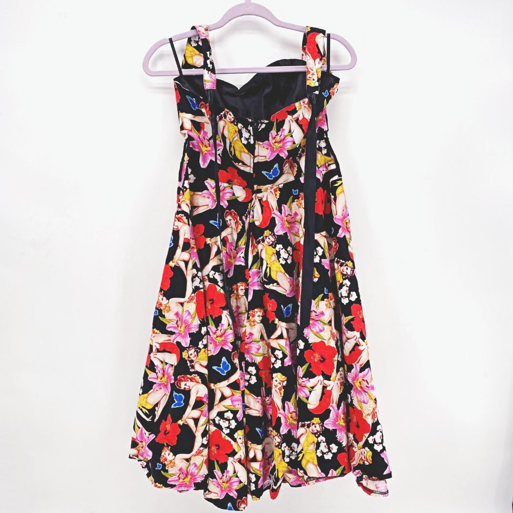 Hell Bunny Hawaii 50's Rockabilly Dress - Picture 5 of 10